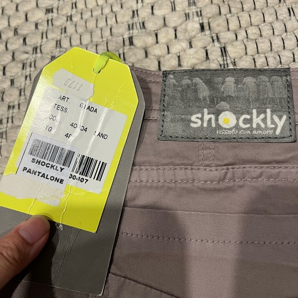 NWT Shockly Mens Khaki chino style ankle pants - Picture 9 of 12